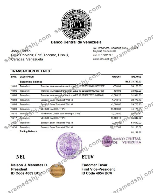 Venezuela Banco Central de Venezuela